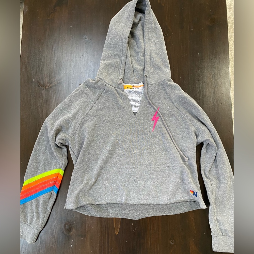 Aviator Nation cropped sweatshirt